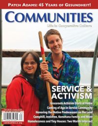 Communities magazine #172 Fall 2016 Service and Activism
