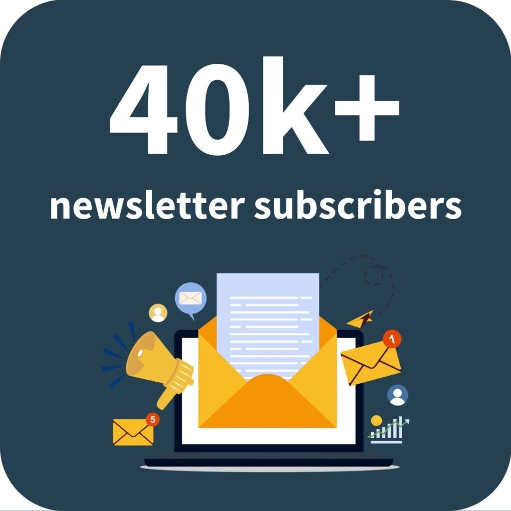 Co-Create our Future End of year campaign Impact for the newsletter being 40k+ subscribers.