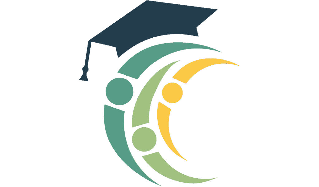 Foundation for Intentional Community logo with graduation cap and community figures.