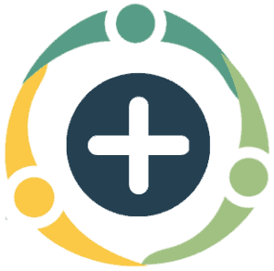 Logo of the Foundation for Intentional Community with interconnected circles.
