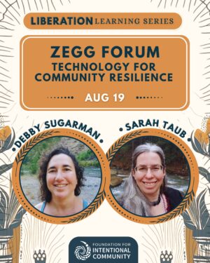 ZEGG Forum: A Technology for Community Resilience