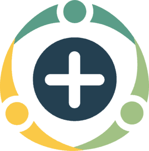Icon representing community connections and collaboration for intentional communities.