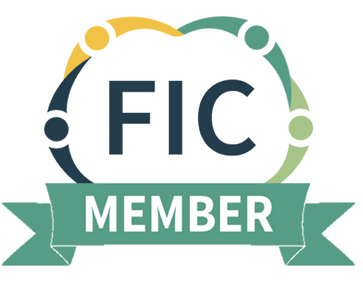 Foundation for Intentional Community FIC Member badge logo.