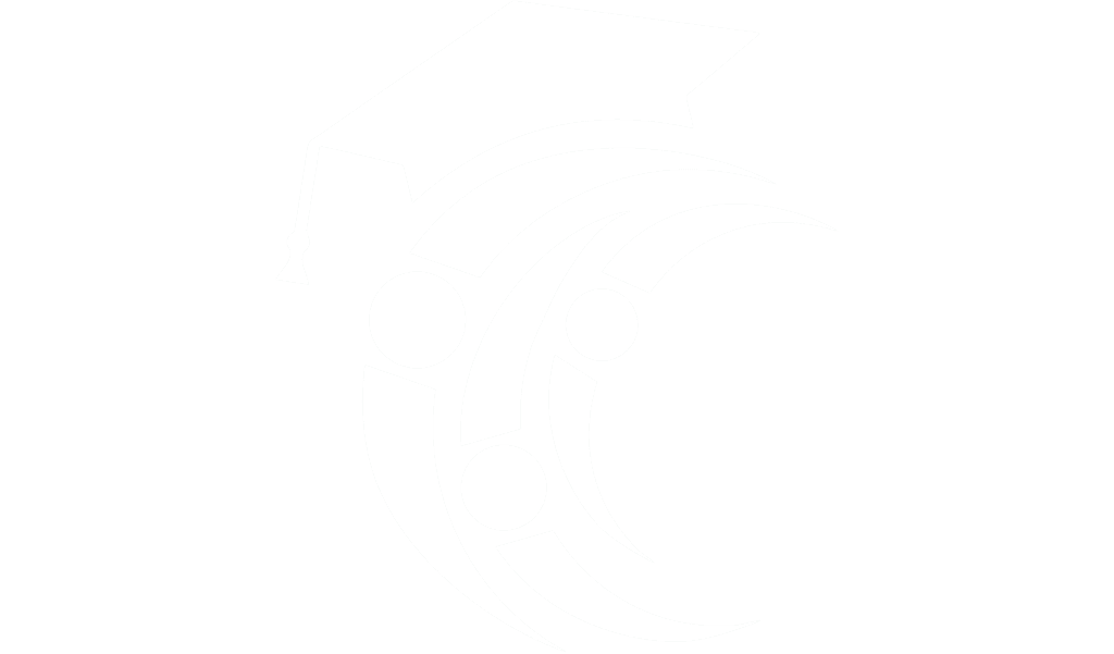 Logo of the Foundation for Intentional Community with a graduation cap symbol.