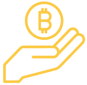 Foundation for Intentional Community logo on a yellow background.