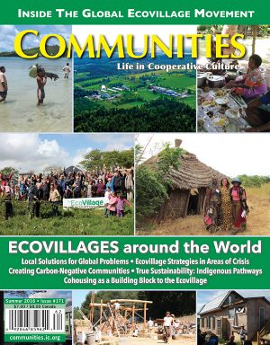 Cover of Communities Magazine #171 featuring ecovillages and sustainable communities.