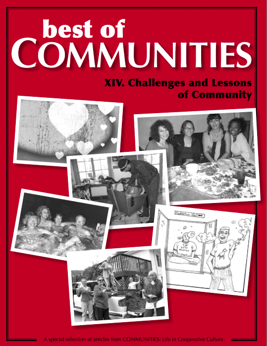 Cover of 'Best of Communities' book highlighting community challenges and lessons.