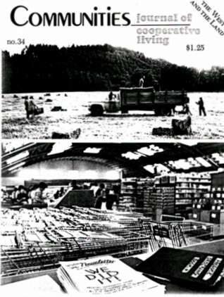 Historical cover of Communities magazine from September 1978 featuring West Coast communal movement.