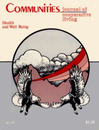 Cover of Communities magazine April 1980 focusing on health and well-being.