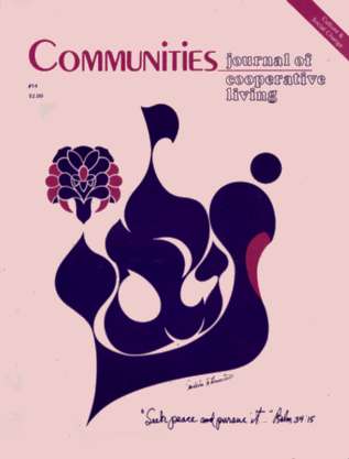 Cover of Communities Journal of Cooperative Living, June 1982, Peace issue.