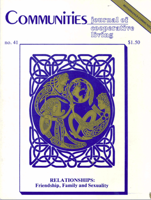 Cover of Communities journal issue 41 from December 1979 focusing on community relationships.