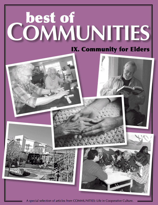 Cover of 'Best of Communities IX' focusing on community for elders.