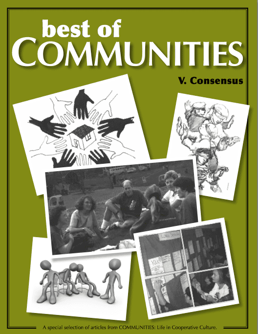 Cover image for 'Best of Communities V - Consensus' with illustrations and photos.