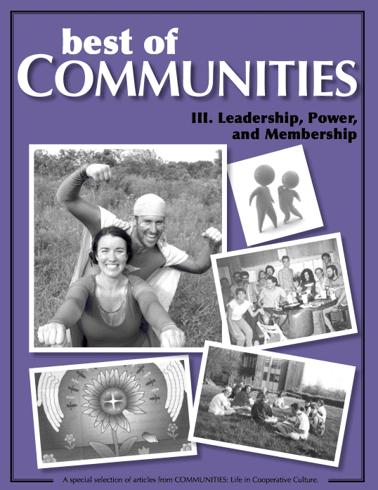 Cover of 'Best of Communities III' focusing on leadership, power, and membership.