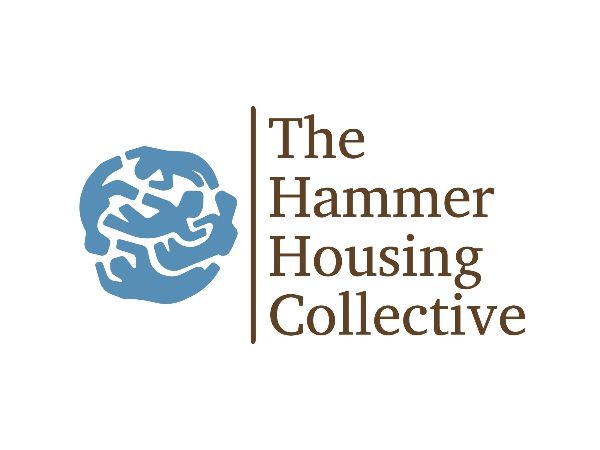 Foundation for Intentional Community logo with blue globe and brown text.