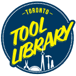 Foundation for Intentional Community logo with Toronto Tool Library branding.