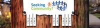 Community members gathered at Foundation for Intentional Community event.