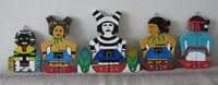 Colorful LEGO minifigures representing diverse community members.