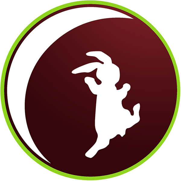 Logo of the Foundation for Intentional Community with a stylized earth and crescent moon.