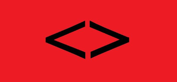 Logo of the Foundation for Intentional Community on a red background.