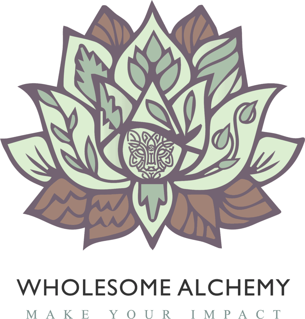 Logo of the Foundation for Intentional Community with lotus and tree design.