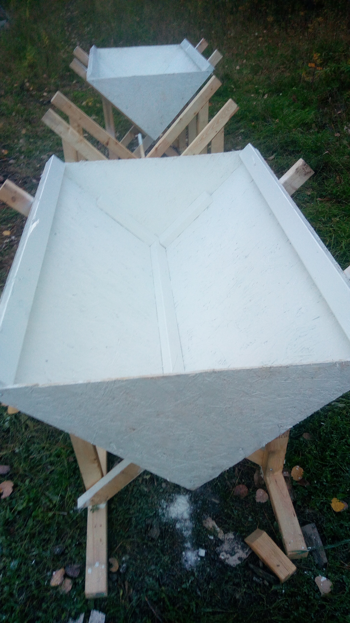 Concrete form for sustainable construction in community development.