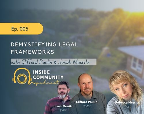 Podcast cover image for Demystifying Legal Frameworks with Clifford Paulin & Jonah Mesritz.