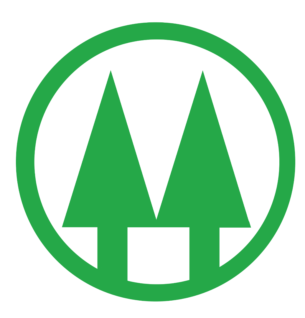 Logo of the Foundation for Intentional Community with trees and circle design.