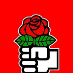 Logo of the Foundation for Intentional Community with a red rose and green leaves.
